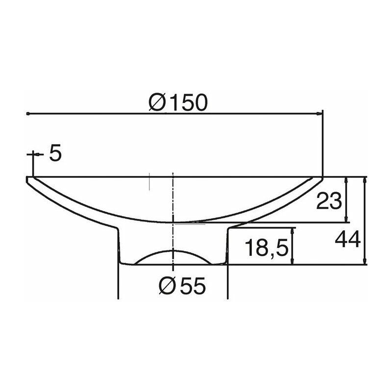 

Jabonera de repuesto NEW HAVEN vidrio opalino STANDARD - Ideal