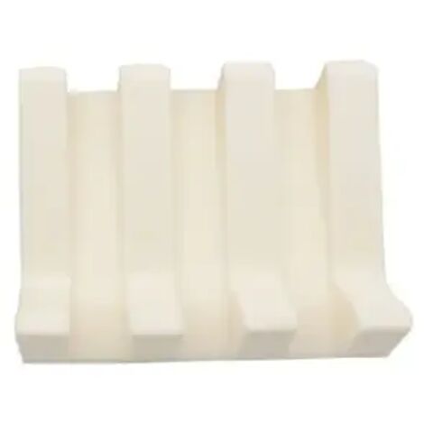 Jabonera de silicona, dispensador de jabón con desagüe basculante, jabonera para baño, almacenamiento de jabón, almacenamiento de esponja de cocina, color blanco