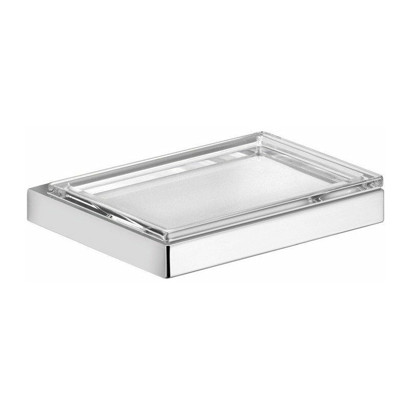 

Jabonera EDITION 11 cristal real / cromo negro cepillado KEUCO