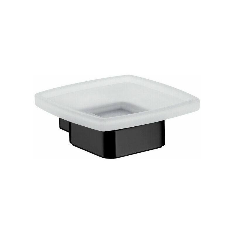

Jabonera Emco loft, modelo de pared, cristal satinado, color: Negro - 053013300