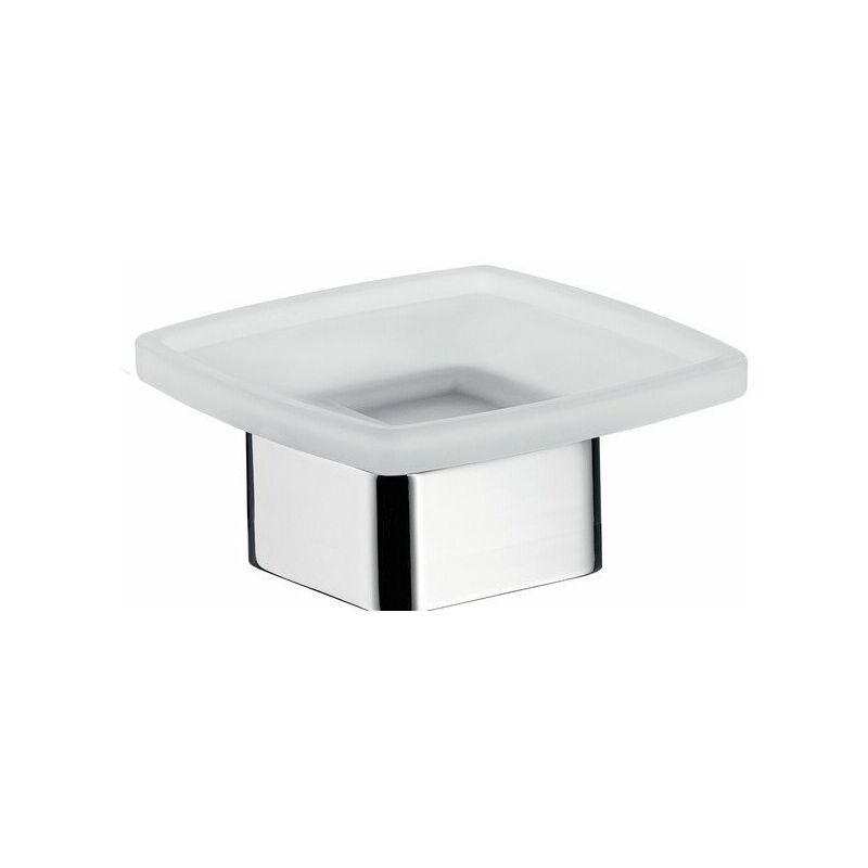 

Jabonera Emco loft, modelo de pie, cristal satinado, color: acero inoxidable - 053001601