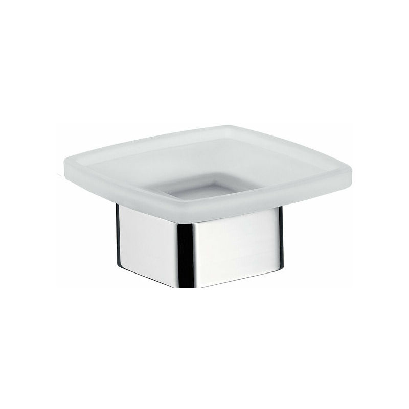 

Jabonera Emco loft, modelo de pie, cristal satinado, color: cromado - 053000101