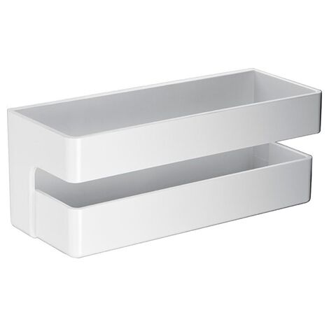 Jabonera frontal de PVC color blanco - IMEX