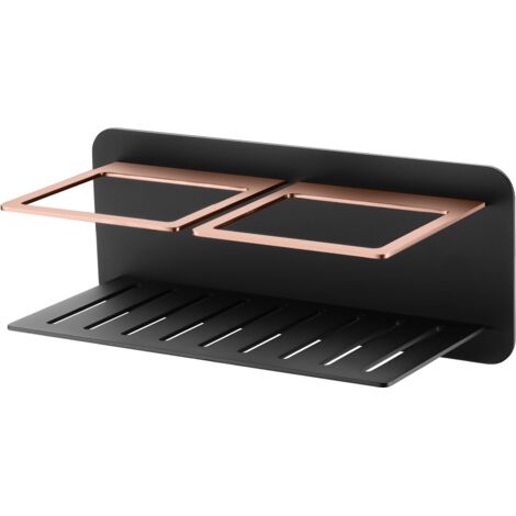 Jabonera frontal Iman negro oro rosa - IMEX