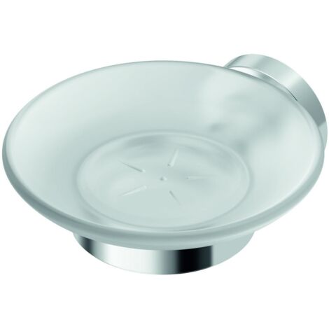Jabonera IOM de vidrio transparente cromado IDEAL STANDARD