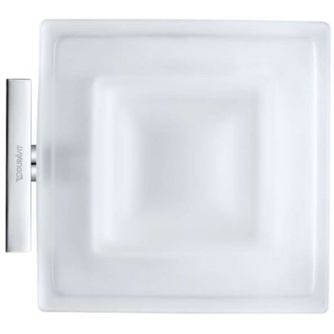 Jabonera KARREE cristal cromado mate DURAVIT