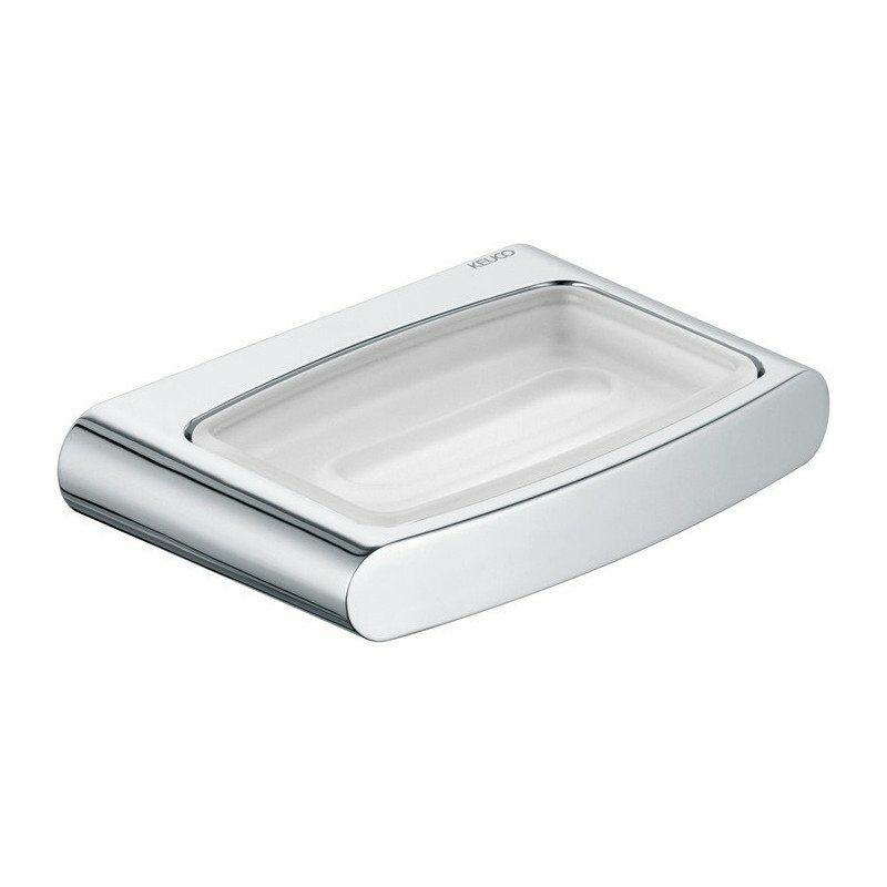 

Jabonera ELEGANCE con cuenco extraíble de cristal auténtico, cromado - Keuco