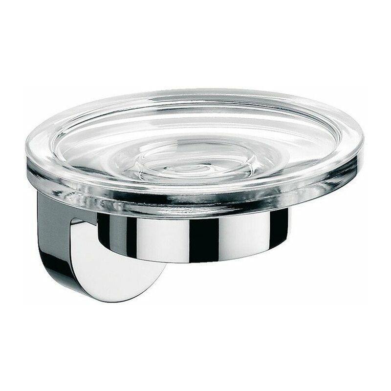 

Emco - Jabonera MetO Cristal cromado transparente