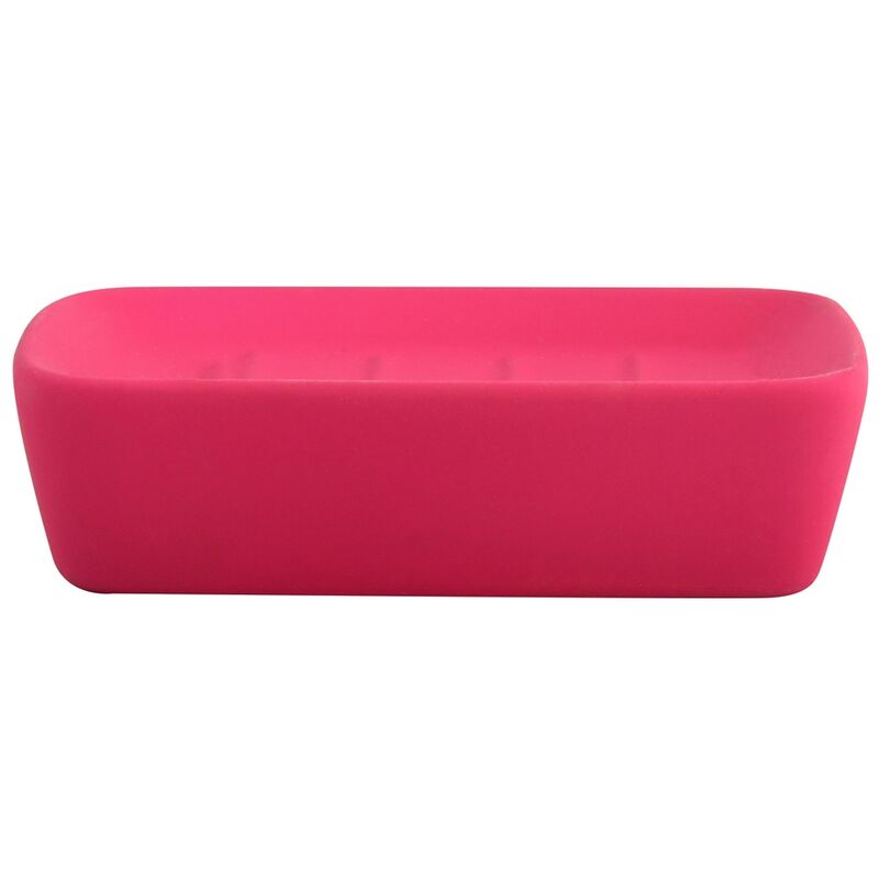 

Jabonera MSV "Haiti" de ceramica en color rosa 11,8 x 8 x 3 cm