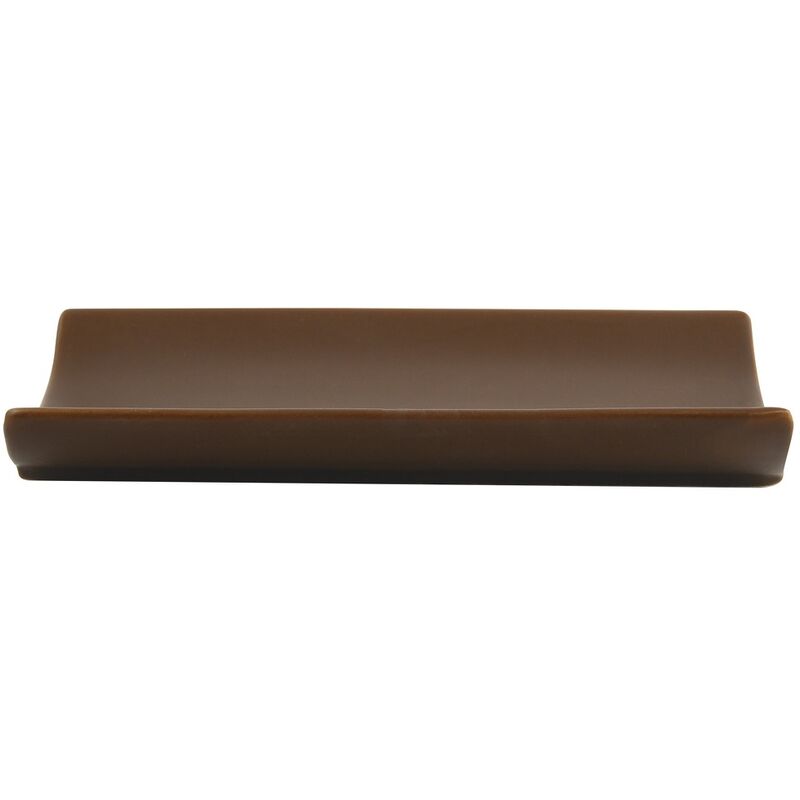 

Jabonera MSV 'Palma' de ceramica en color chocolate
