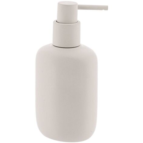 Jabonera oval de poliresina 240 ml - beige - Tendance