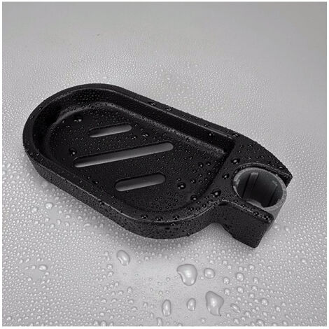 Jabonera para barra de ducha de 22 mm, soporte para jabón de ducha de plástico ABS, soporte para jabón de ducha