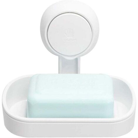 Jabonera para ducha, sin taladrar, giratoria 360°, capacidad de carga 5 kg, soporte impermeable para azulejos de baño, pared de ducha