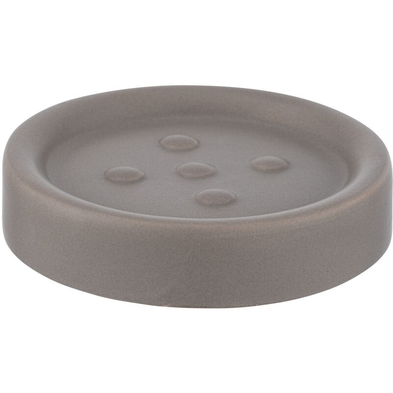 

Jabónera soporte de jabón accessoires baño bandeja Polaris gris pardo mate - Wenko