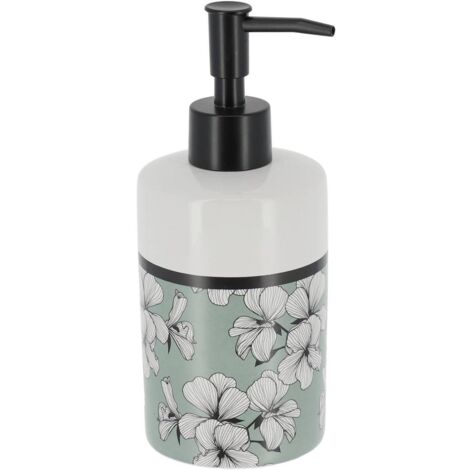 Jabonera redonda impresa dolomita 320 ml - ecrin verde - Tendance