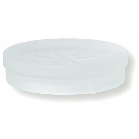 Jabonera SERIE 477 Alto 27 mm, d : 115 mm blanco mate HEWI