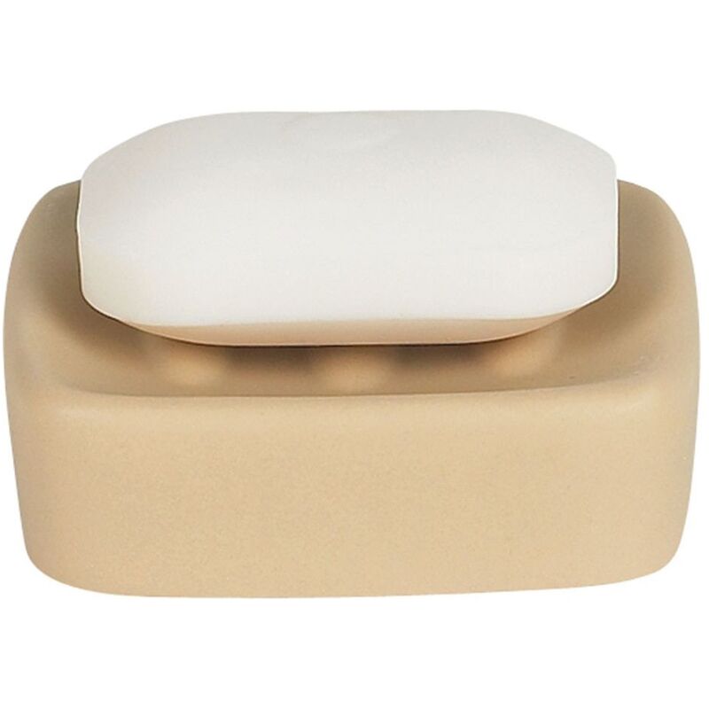 

Jabonera 'Retro' de gres en color marrón 3,5 x 10,5 x 10,5 cm - Spirella