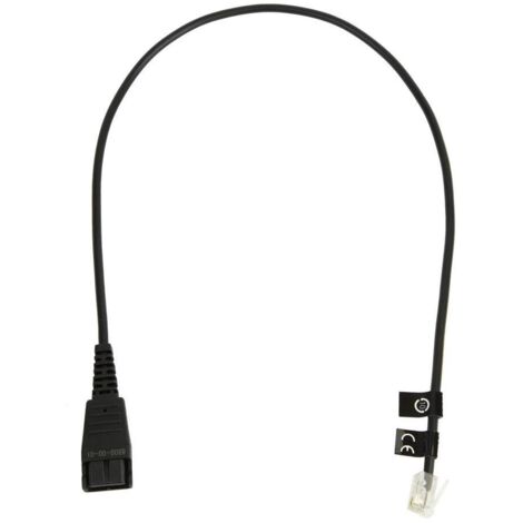 Jabra 8800-00-01 câble de téléphone 0,5 m Noir