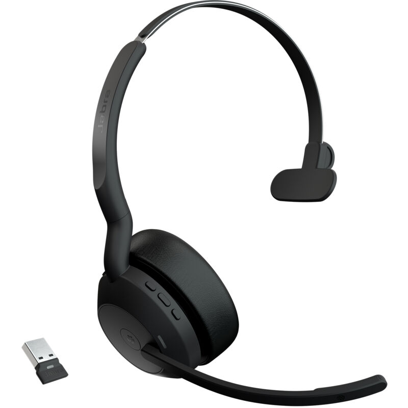 Image of Jabra Evolve2 55 Headset Cuffie senza fili per ufficio/centro de Bluetooth Calling Nero