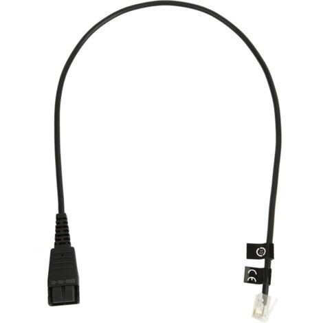Jabra GN Kabel JABRA QD auf RJ10 0.5m glatt (8800-00-01)