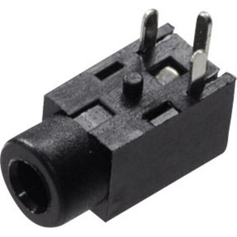 Jack 2.5 mm embase femelle horizontale TRU COMPONENTS 733970 Nombre de pôles: 2 mono noir 1 pc(s) S816691