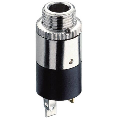 Jack 2.5 mm embase femelle, verticale Hicon HI-J25SEF Nombre de pôles: 3 stéréo argent 1 pc(s)