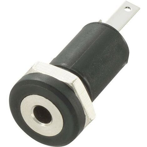 Jack 2.5 mm embase femelle, verticale TRU COMPONENTS 718684 Nombre de pôles: 2 mono noir 1 pc(s) S849761