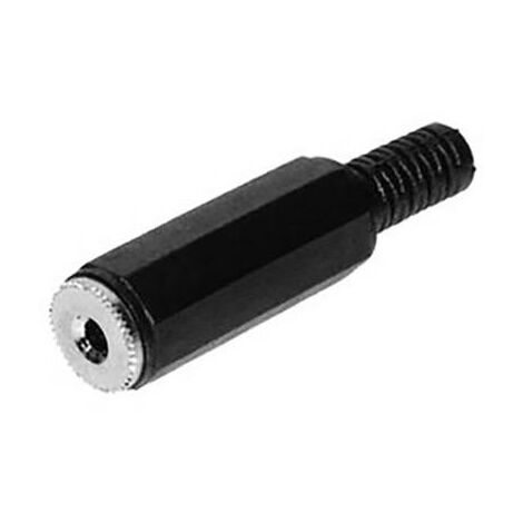 JACK 2.5 MM FEMELLE, DROIT TRU COMPONENTS 1559778 NOMBRE DE PÔLES (NUM): 2 MONO NOIR 1 PC(S)