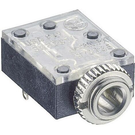 Jack 3.5 mm embase femelle horizontale Lumberg 1503 09 Nombre de pôles: 3 stéréo noir 1 pc(s) D26692