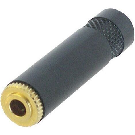 Jack 3.5 mm femelle, droit Rean AV NYS240BG Nombre de pôles: 3 stéréo noir 1 pc(s) D18496