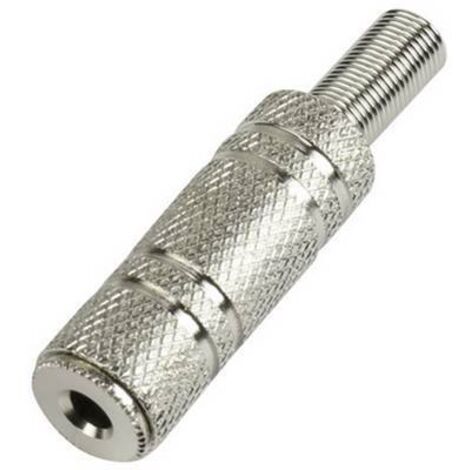 Jack 3.5 mm femelle, droit TRU COMPONENTS 1572335 Nombre de pôles: 3 stéréo argent 1 pc(s) S452231