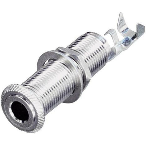 Jack 6.35 mm embase femelle horizontale Rean AV NYS2202 Nombre de pôles: 2 mono argent 1 pc(s) D22016