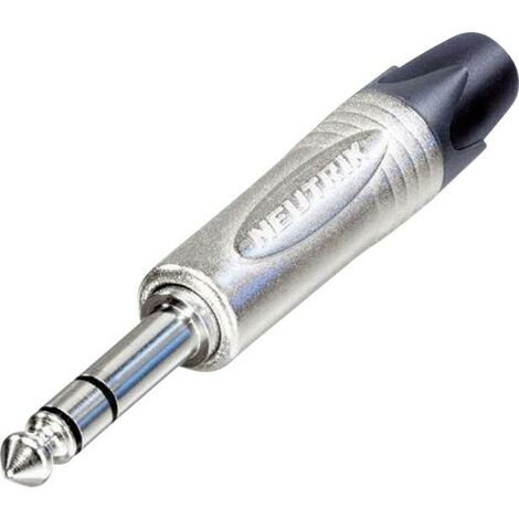 Jack 6.35 mm mâle, droit Neutrik NP3X Nombre de pôles: 3 stéréo argent 1 pc(s) D11749