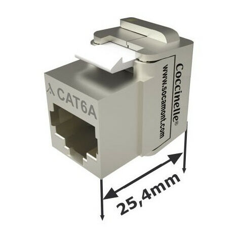 Jack coccinelle RJ45 CAT6A FTP 10 GIGA - AWG22-23 (71009)