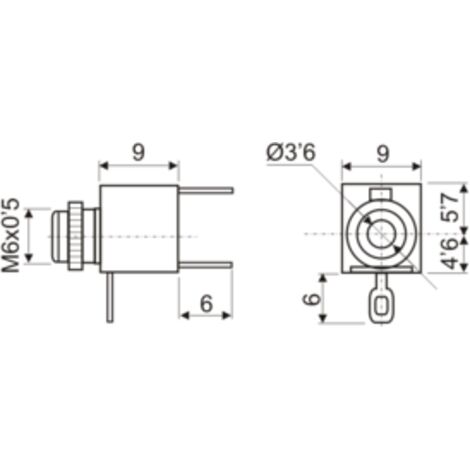 Jack hembra de 3'5 mm Electro Dh 15.418/ST 8430552024148