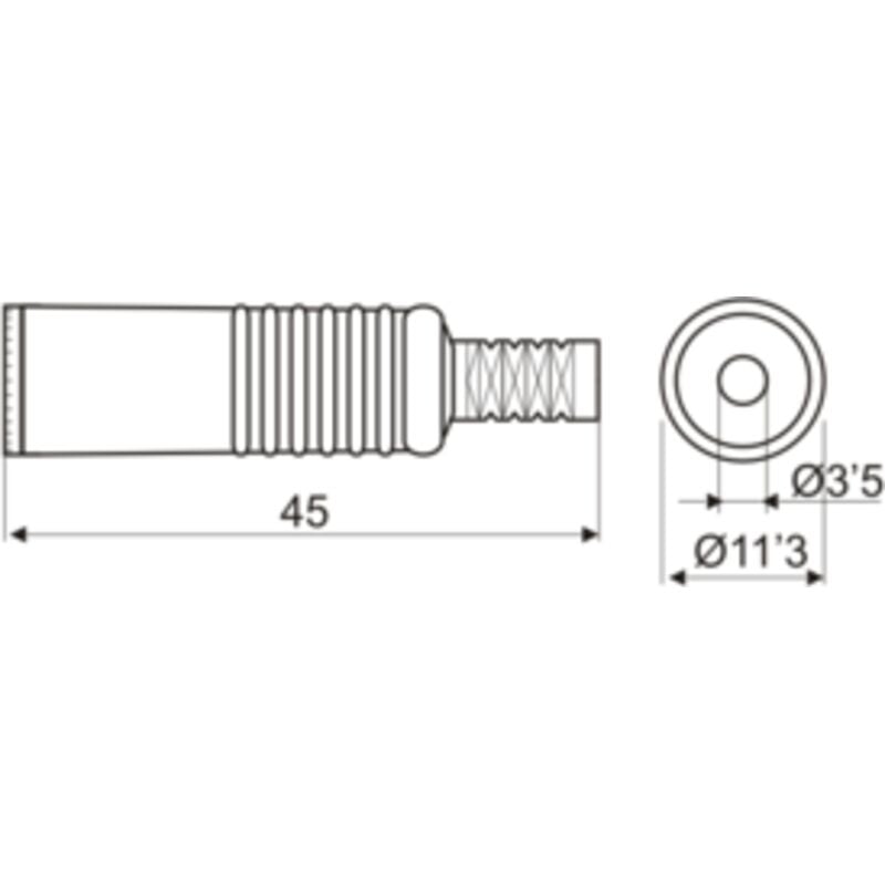 

Jack hembra monoaural de 3.5 mm 15.082 8430552082278 - Electro Dh
