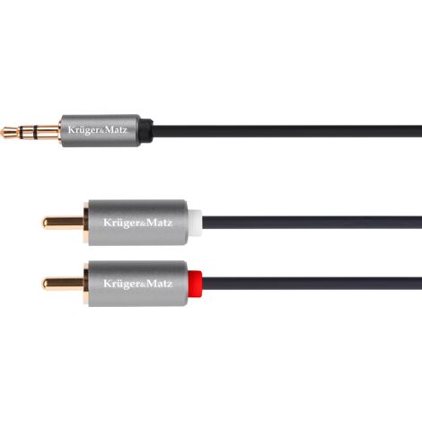 Jack-RCA-Kabel Kruger&Matz Basic 10m