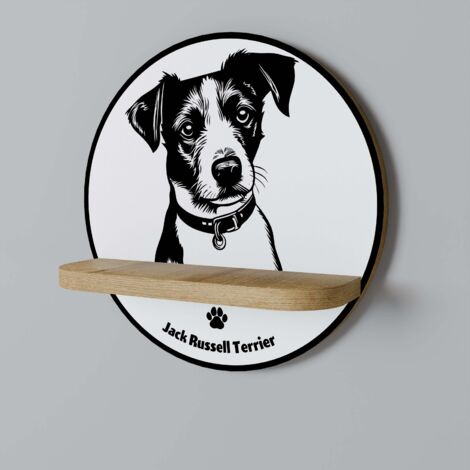 JACK RUSSEL TERRIER Rundes Regal
