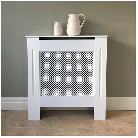 Jack Stonehouse Diamond Lattice Grill White Painted Radiator Cover - Mini