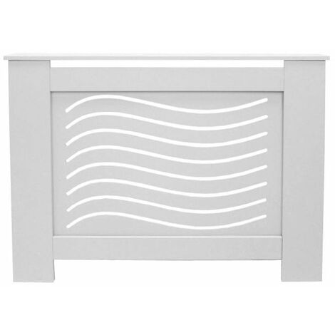 Jack Stonehouse Wave Grill White Painted Radiator Cover Small