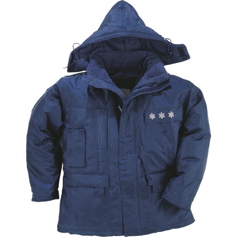 Veste Delta Plus froid extreme polyester / coton bleu marine laponie ii - LAPO2BL0 48/50 (m)