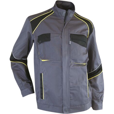 Jacke LMA SEMIS grau / schwarz / gelb T.3XL - 2057 T.7