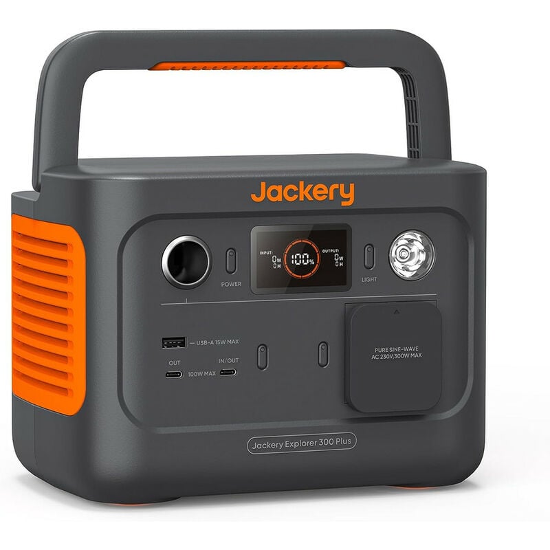Image of Jackery - Centrale Elettrica Portatile Explorer 300 Plus 256Wh con LiFeP04, fino a 300W di potenza, per alimentazione di