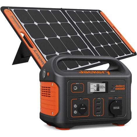 Jackery Explorer 0% MwSt §12 III UstG 500 500W Portable Powerstation mit SolarSaga 100W Solar Panel