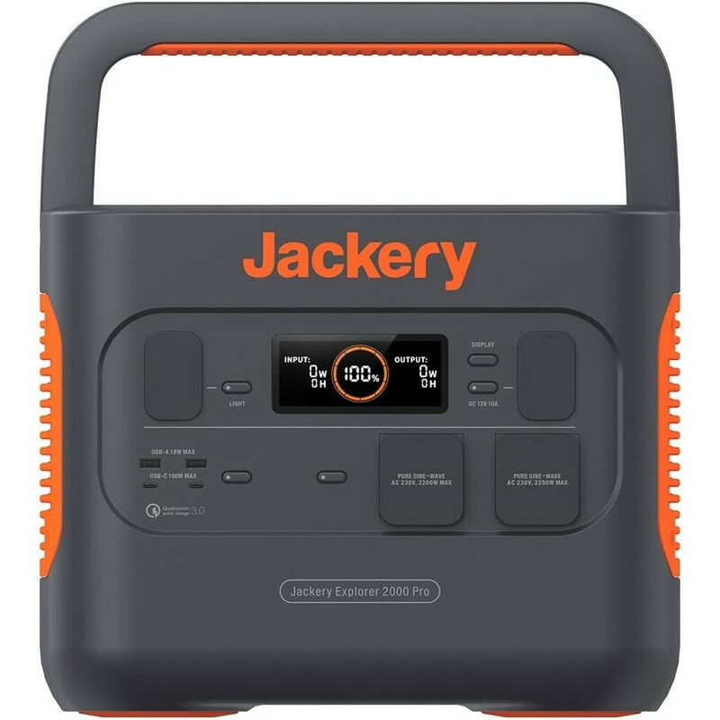 Image of Centrale elettrica portatile Jackery Explorer 1000, batteria al litio mobile solare da 1002Wh per alimentazione di emergenza domestica con prese ca