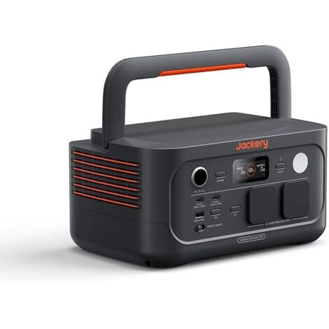 Jackery Explorer 500v2 Station Électrique Portable, 512Wh/500W Batterie LFP (Max 1000W), UPS≤10ms, 2 CA & 2 PD USB-C, Charge Complète en 1.3h, Générateur Solaire pour Camping, Camping-car et Urgence