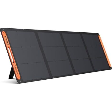 Jackery SolarSaga 200W Panneau Solaire Portable, Panneau Solaire Bifaciale Pliable IP68, Compatible avec Jackery Explorer Générateur Solaire, pour Toits, Camping, Pannes de Courant et Camping-cars