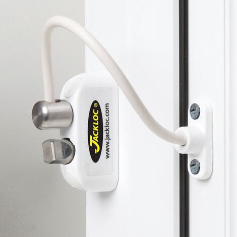 GEORGE BOYD Jackloc Pro Push and Turn Window Restrictor White