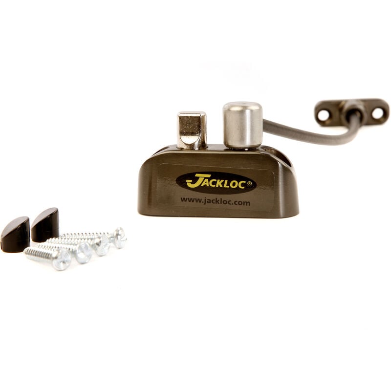 Jackloc Pro Push and Turn Window Restrictor Brown - Brown
