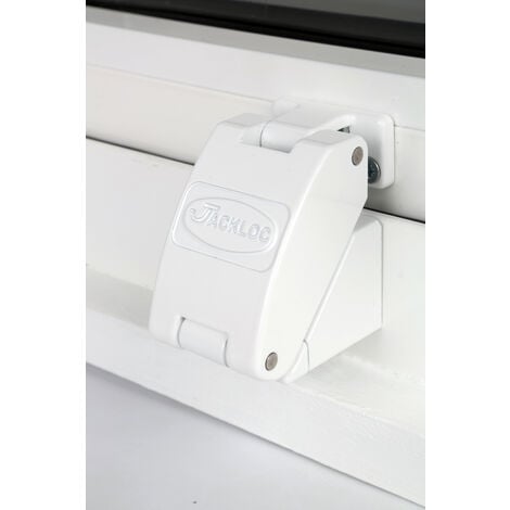 GEORGE BOYD Jackloc Titan Folding Window Restrictor White